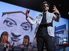 JR's TED Prize wish: Use art to turn the world inside out
