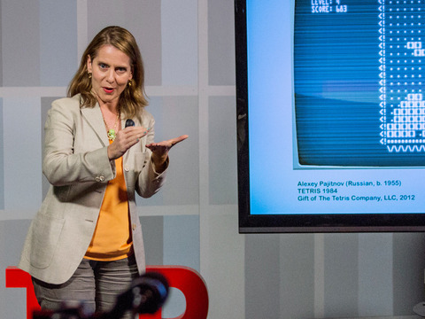 TED: Paola Antonelli: Why I brought Pac-Man to MoMA - Paola Antonelli (2013)